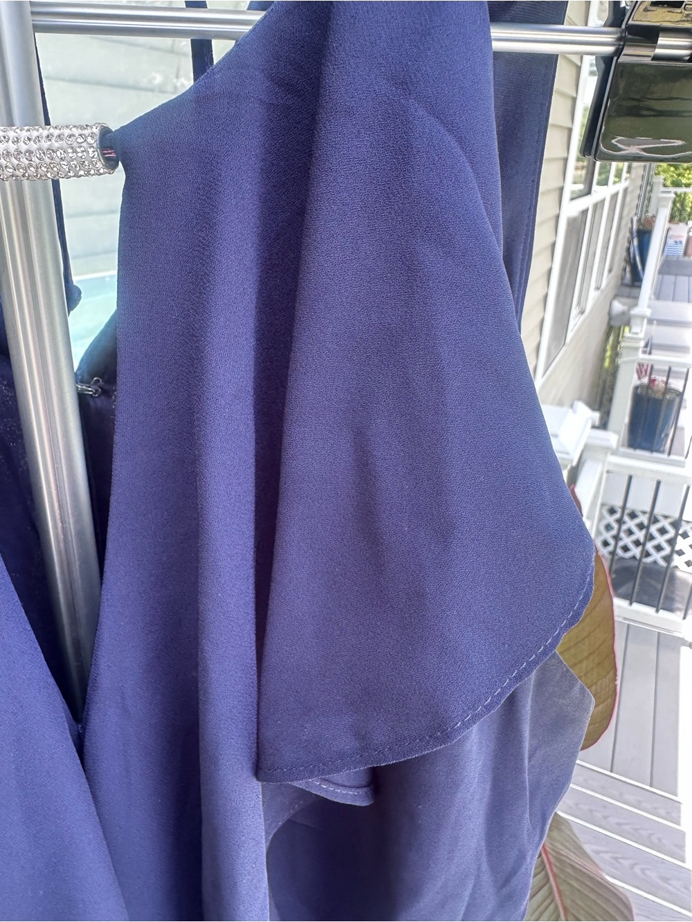 VENUS Navy Ruffle Dress - Picture 6 of 6